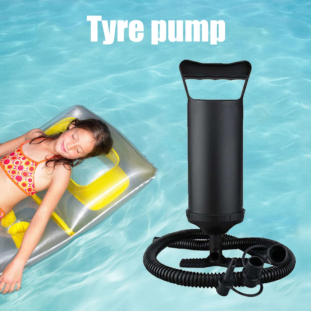 Hand Pulled Inflatable Pump PVC Manual Air Pump Fast Inflation Two-Way Handheld Inflatable Air Pump for Swimming Pool Mattresses