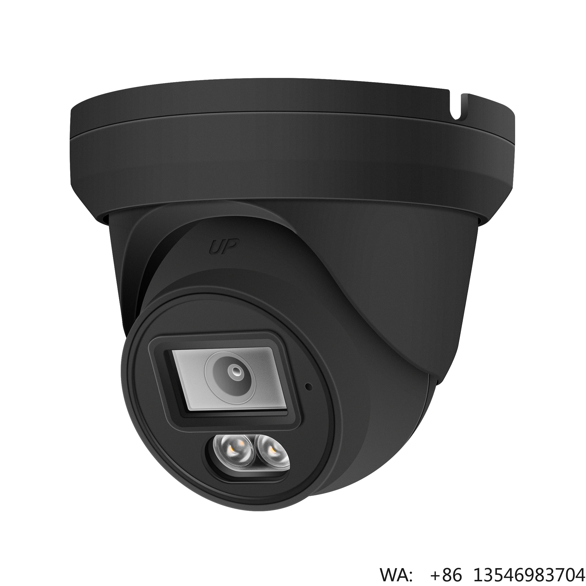 Hik Compatible 8MP 4K Turret Security POE IP Dome Camera AI Face Detection Full Color Night Vision Wide Angle Built-in Mic.