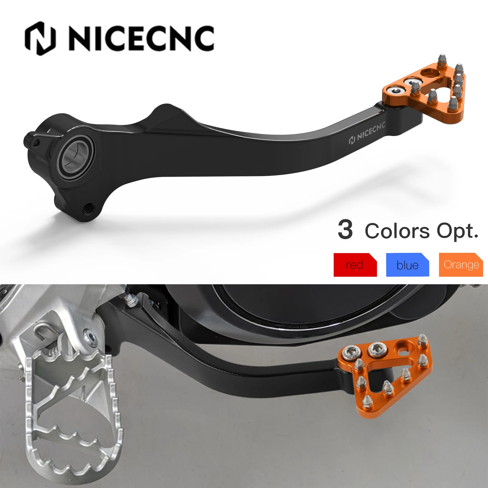 

Motorcycle Brake Pedal Lever Step Tip for KTM SMC R 690 Enduro R 2019-2023 Husqvarna 701 Supermoto 701 Enduro 2020-2024 GASGAS