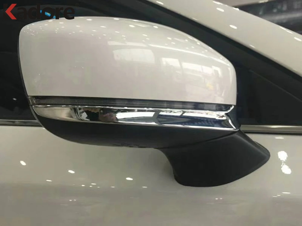 For Mazda CX-5 KF 2017-2024 & CX-8 CX-9 2017-2025 Rearview Mirror Strip Cover Trim Decorate Frame Moulding Car Accessories