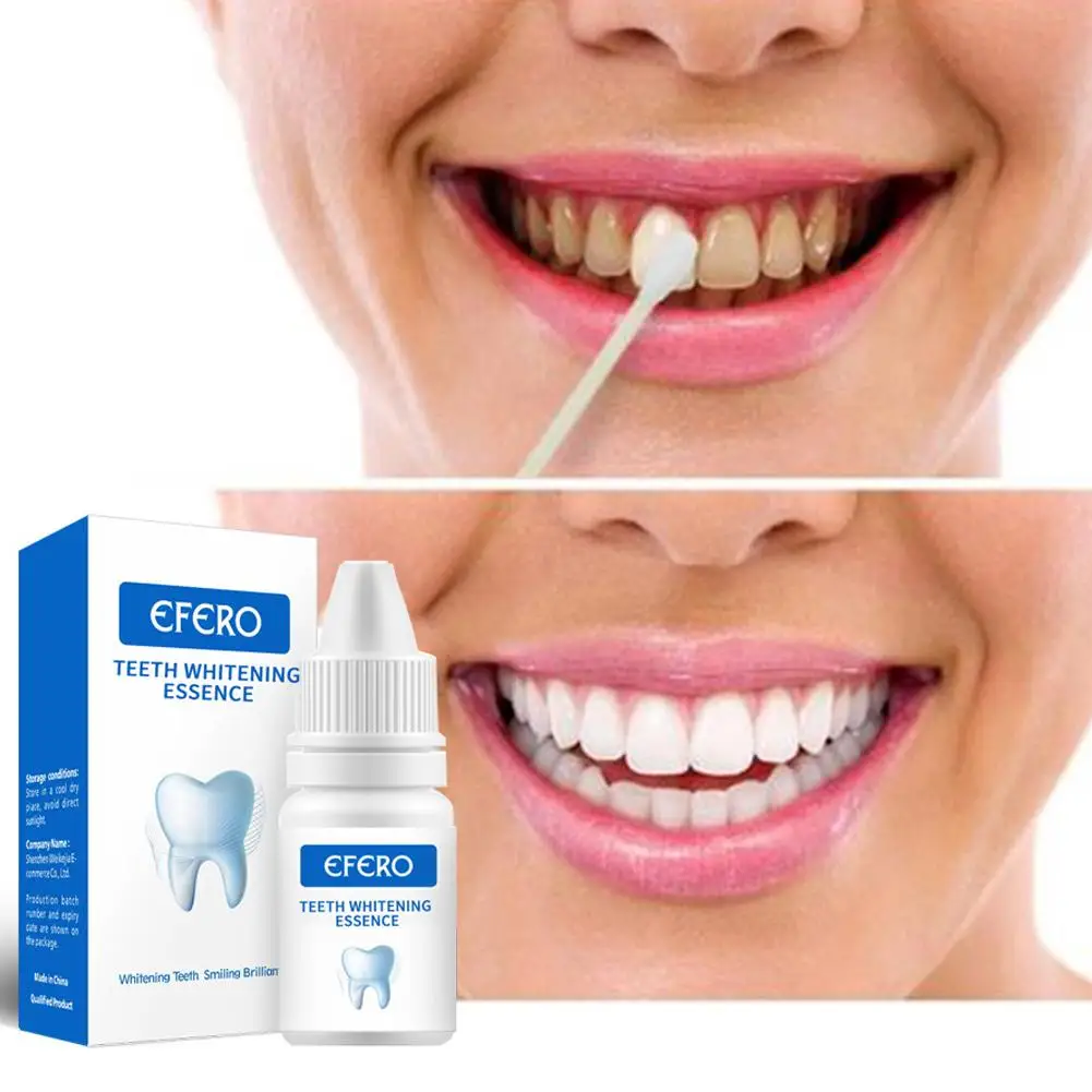 10ml Teeth Whitening Serum Gel Dental Oral Hygiene Effective Stains Remove Essence Cleaning Care Teeth Toothpaste Plaque De O9E2