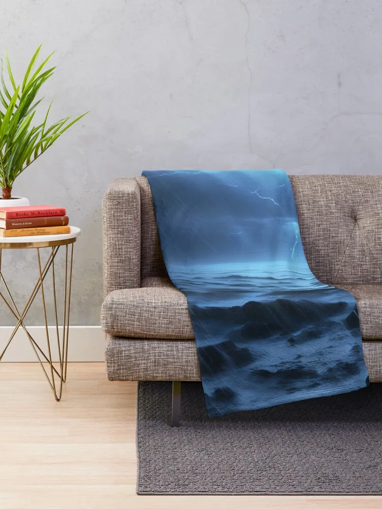 Nocturnal Thunderstorm Throw Blanket Decorative Sofas Weighted Thermals For Travel Plaid on the sofa Blankets