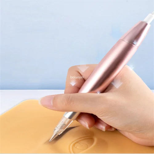 Imagen 2 del producto Charme-máquina de tatuaje de maquillaje permanente, bolígrafo Semi Microblading con agujas de cartucho para cejas, labios y ojos, PMU