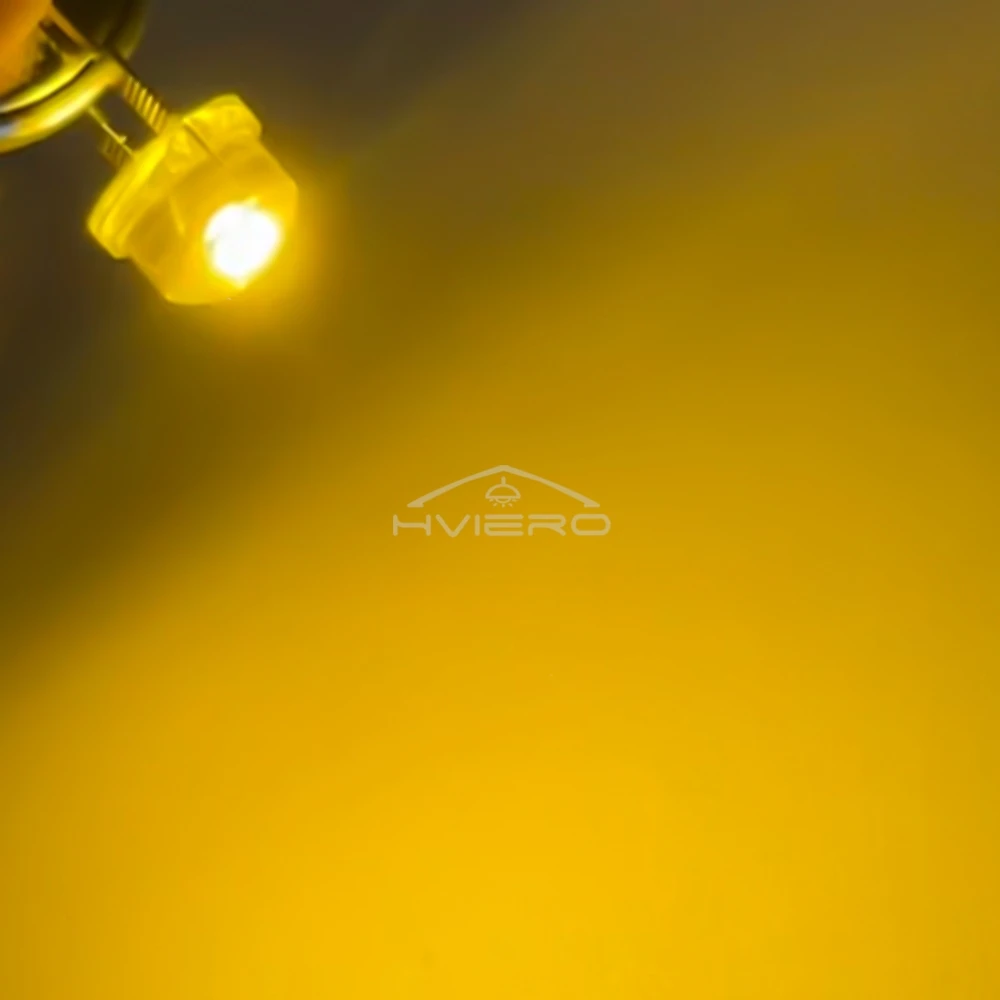 50Pcs 8mm Super Bright Diode Led Lamp Bead LED Power Bulb White Red Yellow Blue Green Emitting Light Decoration Atmosphere Neon