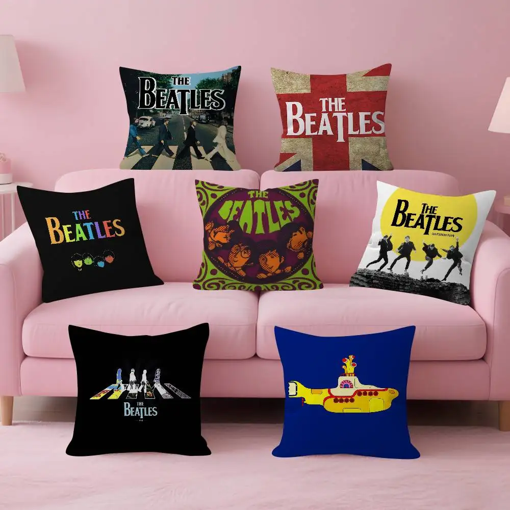 Yellow Submarine T-The Band Beatles 45*45cm Kissenbezug, Dekokissenbezug, Heimkissenbezug für Couchkissen