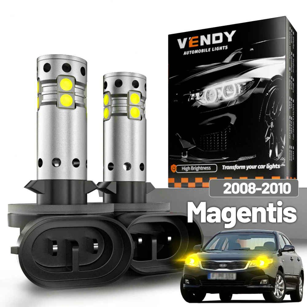 

2 шт. светодиодные противотуманные фары для Kia Magentis 2008 2009 2010, аксессуары Canbus