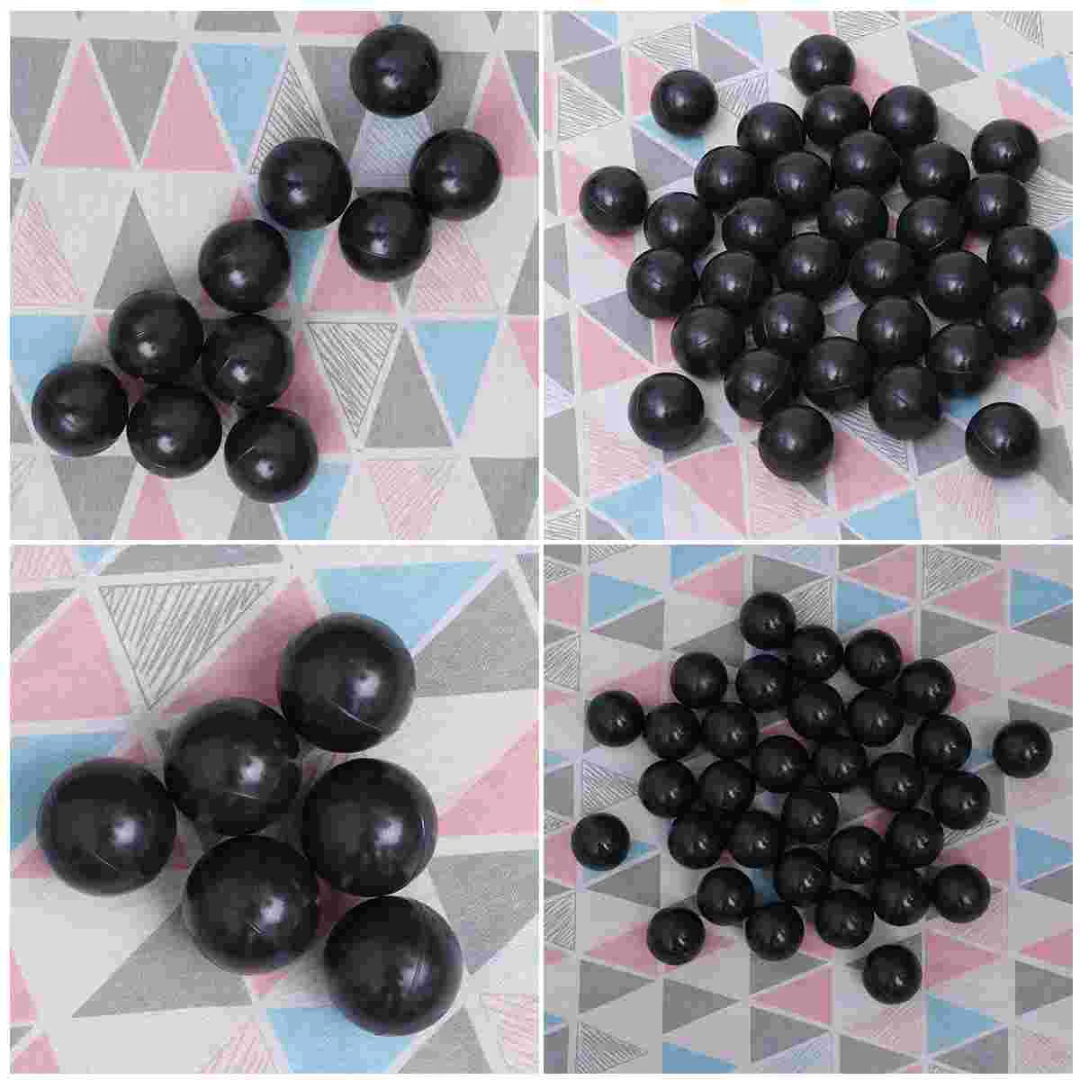 

50 PCS Toy Pit Balls Ocean Bath Toys Educational Take Food Grade Kids Black Child