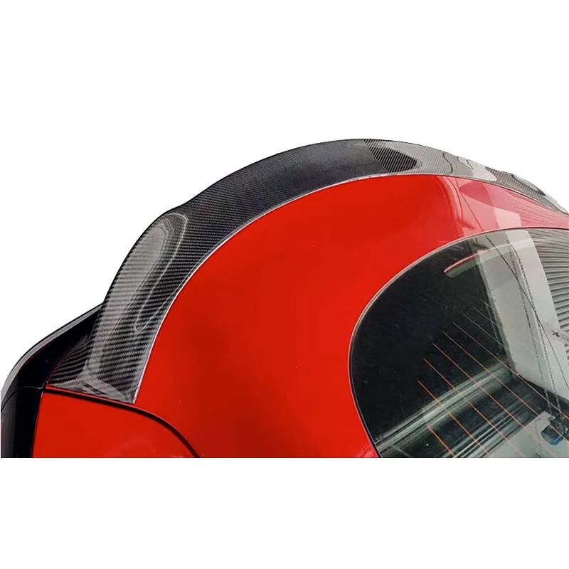 

Used for Tesla Model 3 High-quality PK Style Dry Carbon Fiber Rear Spoiler Body Kit