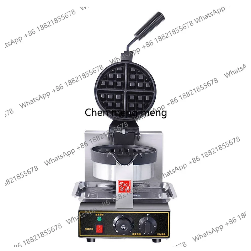 

Electric Single Head Rotating Waffle Maker Commercial Pancake Machine Waffle Maker