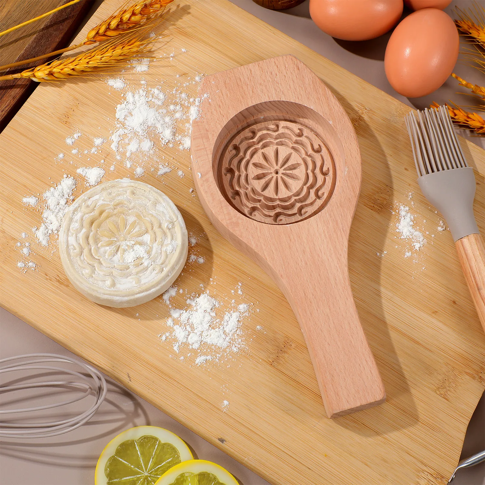 1 ชิ้น แม่พิมพ์ขนมไหว้พระจันทร - Kitchen Baking Utensils บทวิจารณ์และราคา