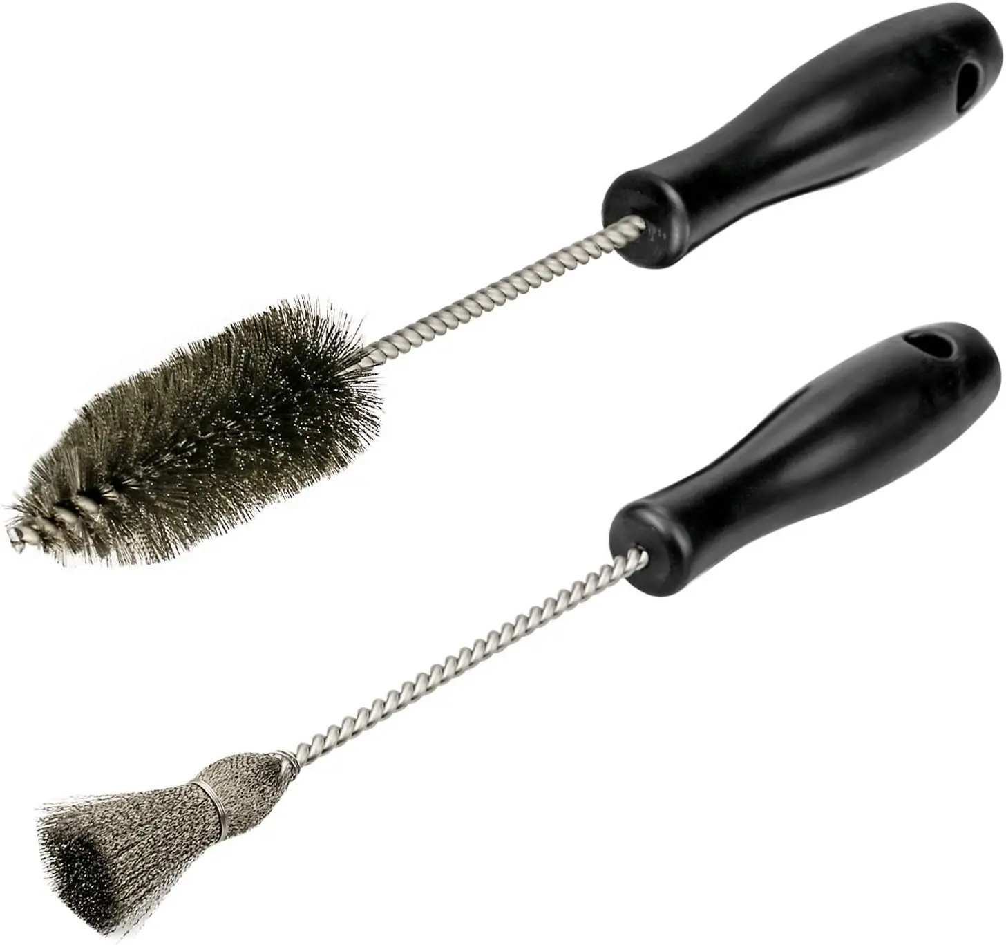 2pcs Injector Sleeve Cup Bore Seat Cleaning Brush Kit Compatible with Ford Powerstroke  Caterpillar 3126 C7 C9, Navistar