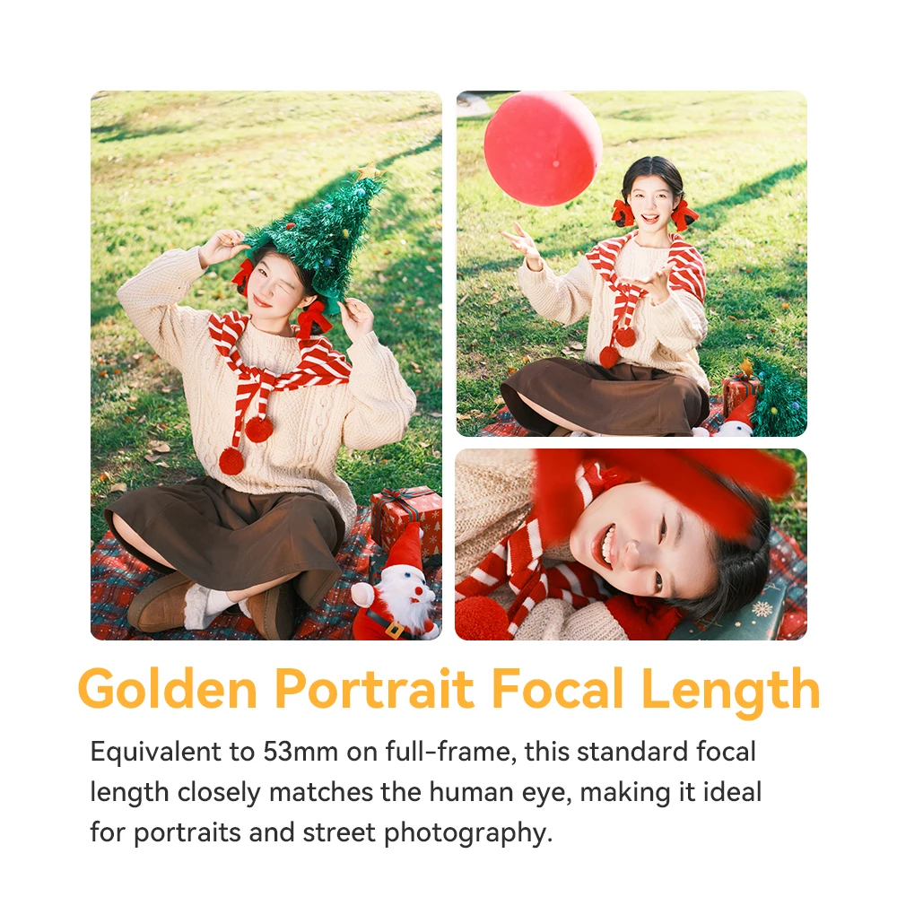 Orange TTArtisan 35mm F1.8 II APS-C AF Auto Focus Lens for Sony E Fuji X Mount Mirrorless Camera A6600 A6400 NEX XT50 XE5 XM5 XA