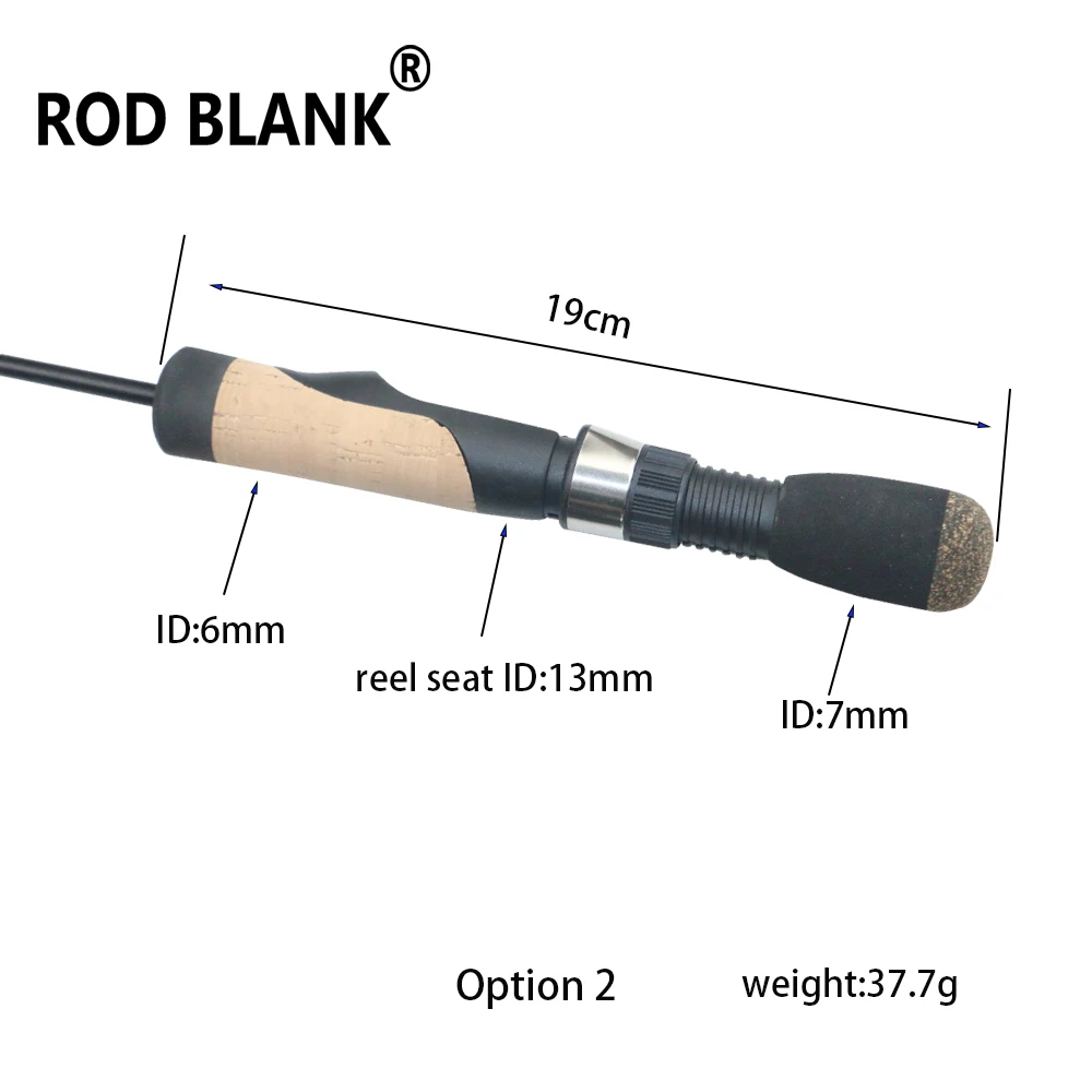 Rod Blank 1Set Spinning Trout Fishing Rod Handle Kit Lightweight Cork EVA grip Rod Building Component Pole DIY Repair Accessory