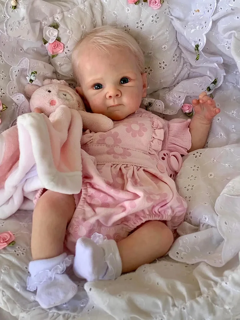 Cokela 50cm Realistic Lifelike Baby Dolls Hot Selling Baby Girl Doll New Hot Products Real Silicone Vinyl Reborn Baby Doll