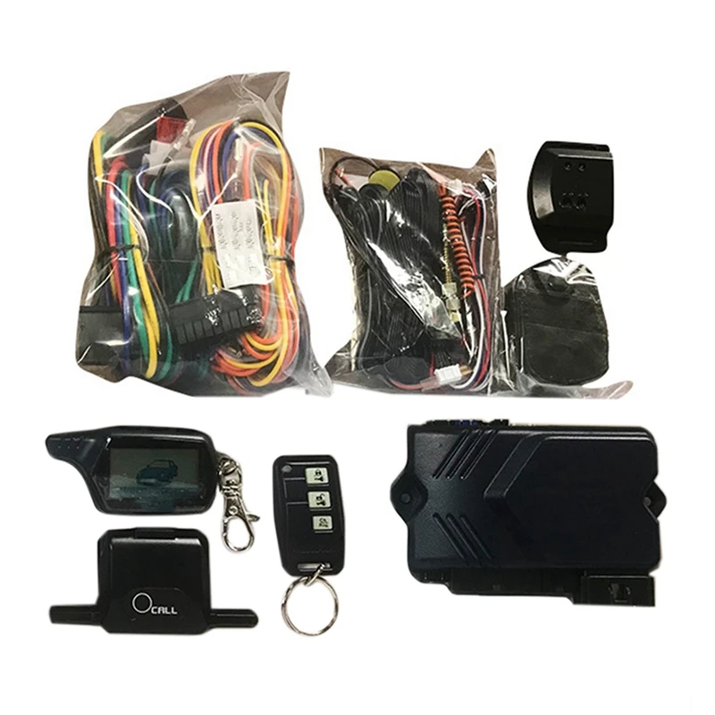 

Twage B9 Global Universal LCD 2-Way Car Alarm System With Engine Start Suitable For Stariner Car Alarm System, Durable