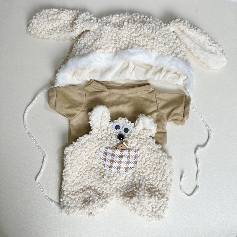 

Clothe For Doll Clothes Suitable 38cm Mokoko Clothes Accessories Dolls High Cost Hat Short Sleeved Jumpsuit Set Doll Replacement