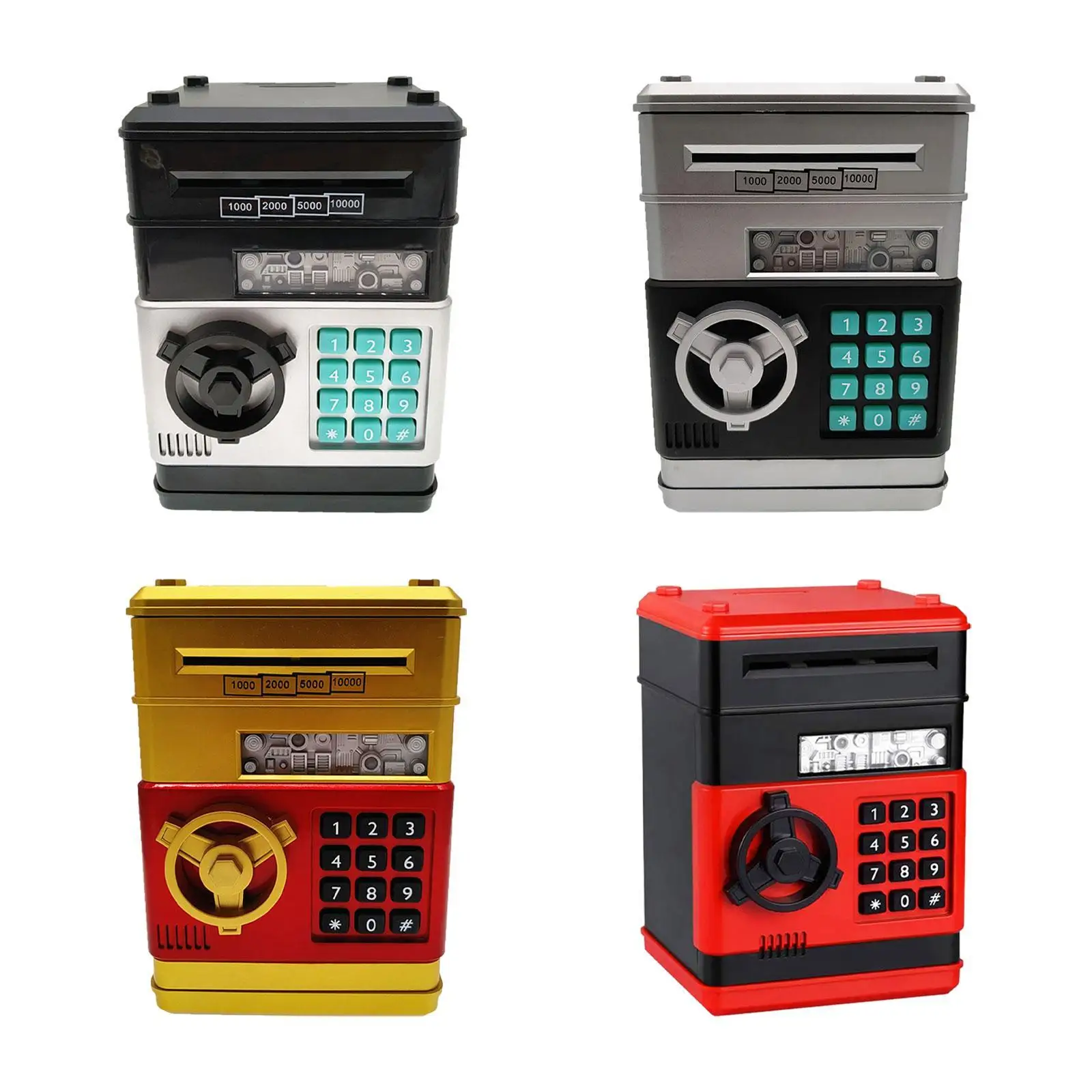 ATM Piggy Bank for Kids Money Container for Ages 3 4 5 6 7 8 Boys Girls