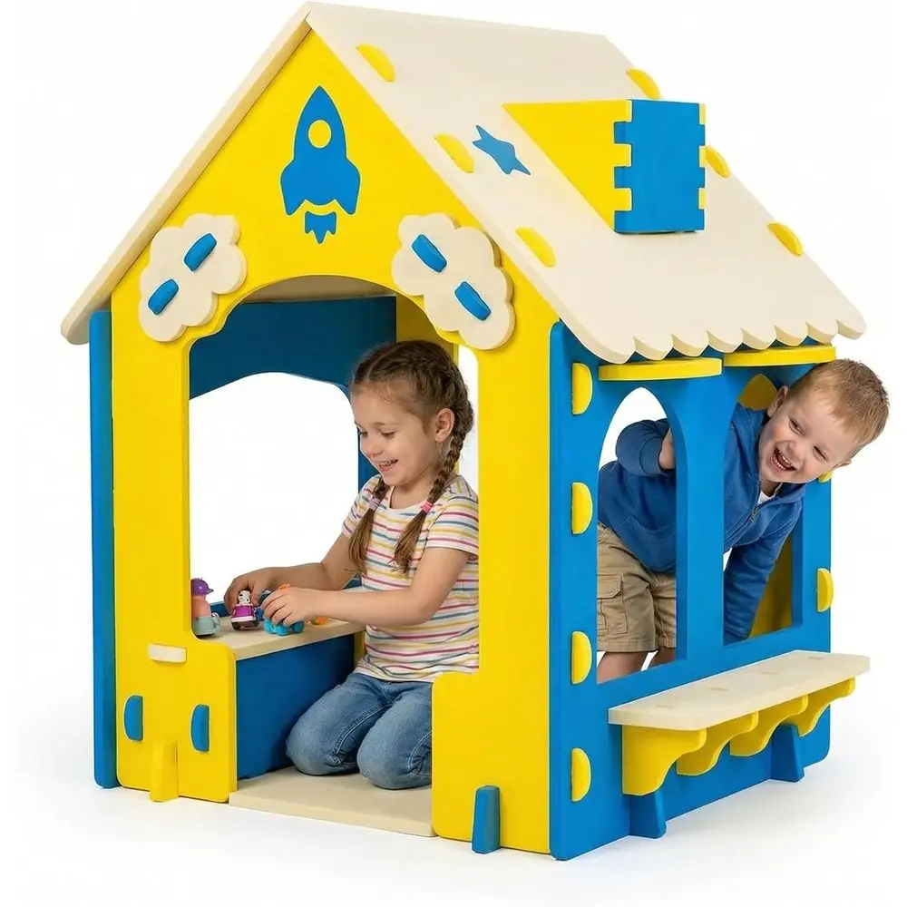 

Children's Play Tent: Easy Setup Outdoor Playhouse for Boys & Girls, Durable Indoor/Outdoor Toy, Ideal Easter Gift for Ages 4-8