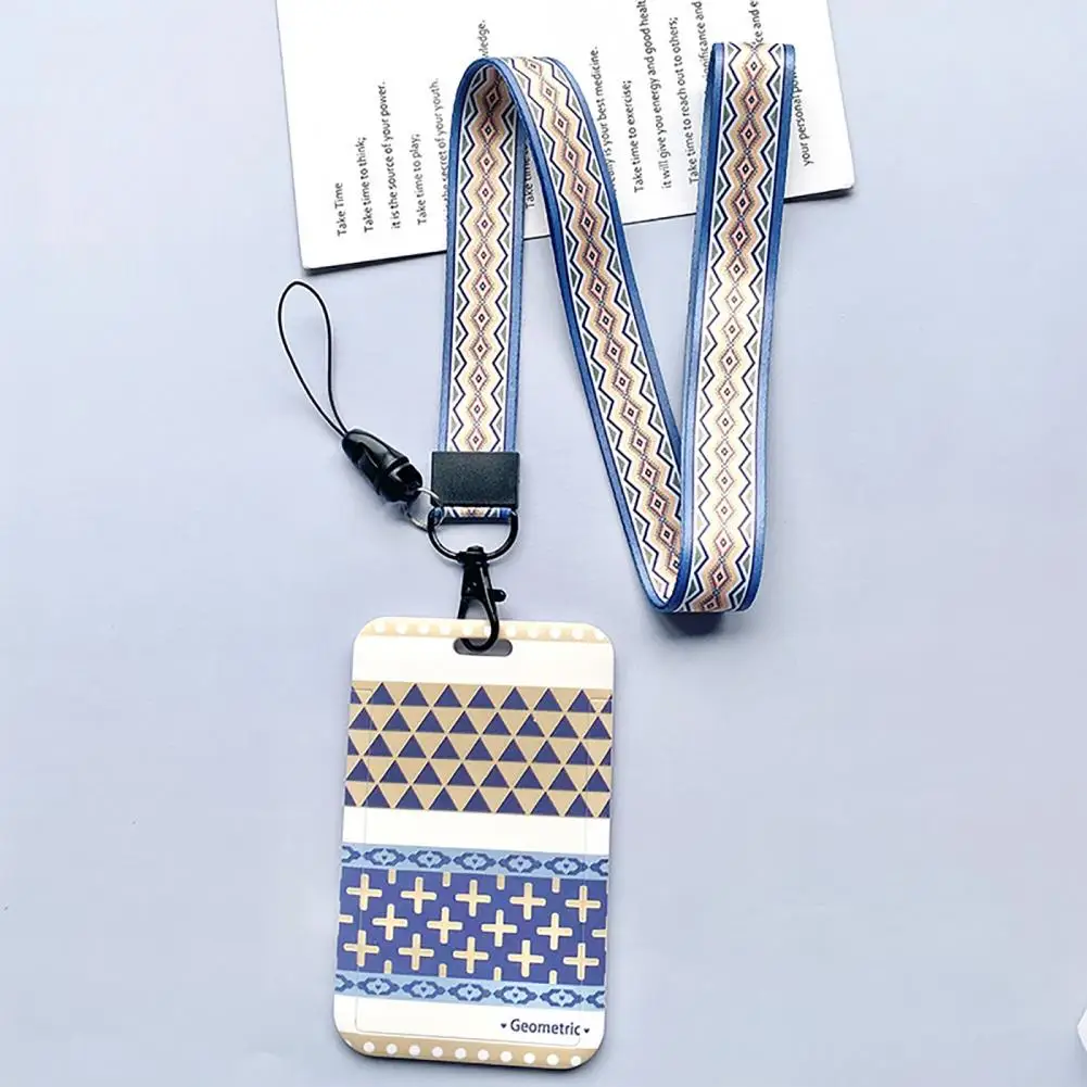 Lightweight  Lovely with String Multi Patterns Card Holder Storage Card Badge Holder Protective   for Kids