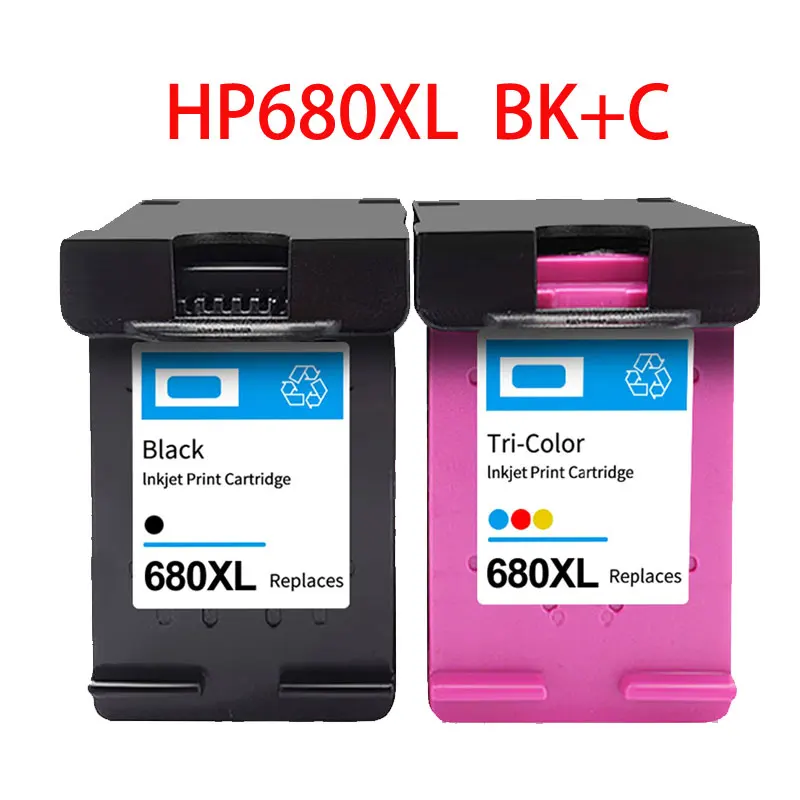 Compatible Ink Cartridge Replacement For HP680 680XL 680XXL Deskjet 4678 5075 5076 5078 5085 5088 5275 5276 5278  ​Printer