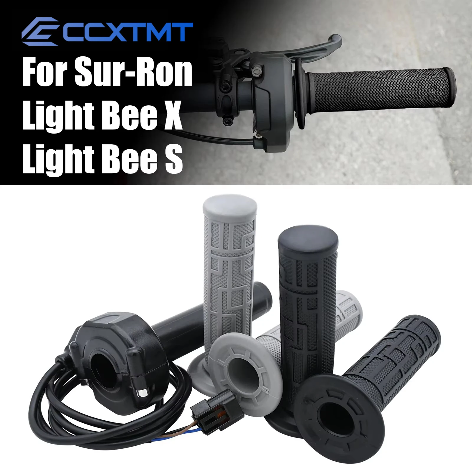 Motorcycle Handlebar Accelerated Handle Throttle Throttle Turn Grip For Surron Light Bee S X SUR-RON Electric Motocross Parts