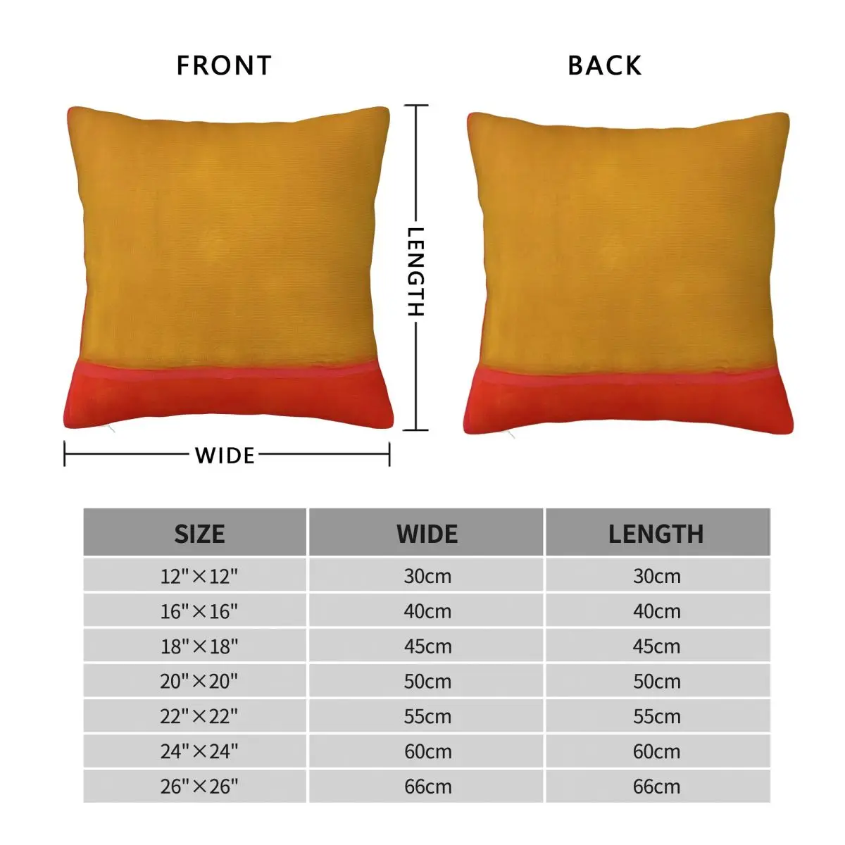 Mark Rothko Ochre And Red On Red Square Pillowcase Polyester Linen Velvet Creative Zip Decor Home Cushion Cover