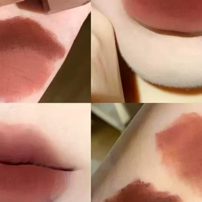 HERORANGE Matowy Aksamitny Błotny Balsam do Ust Długotrwały Wodoodporny Nieprzywierający do Kubka Błyszczyk do Ust Jedwabiście Gładka Miękka Matowa Pomadka do Makijażu Kosmetyki
