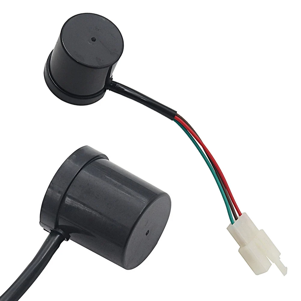 3pin Interface Scooter Flares Good Compatibility Sleek Black Design ABS Material Compact Size Black Flasher For Scooter