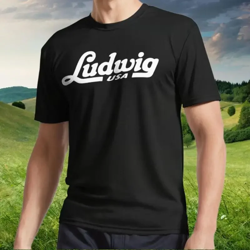 New Ludwig Logo Merchandise Essential American T Shirt Funny S to 5XL