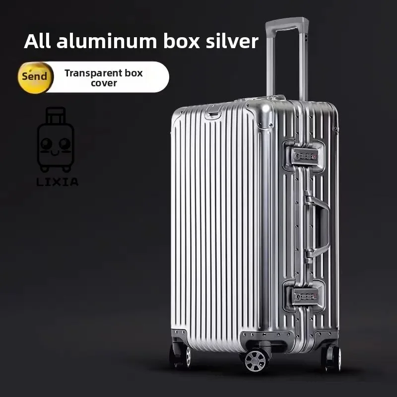 Чемодан, 100% полностью алюминиевый магниевый сплав