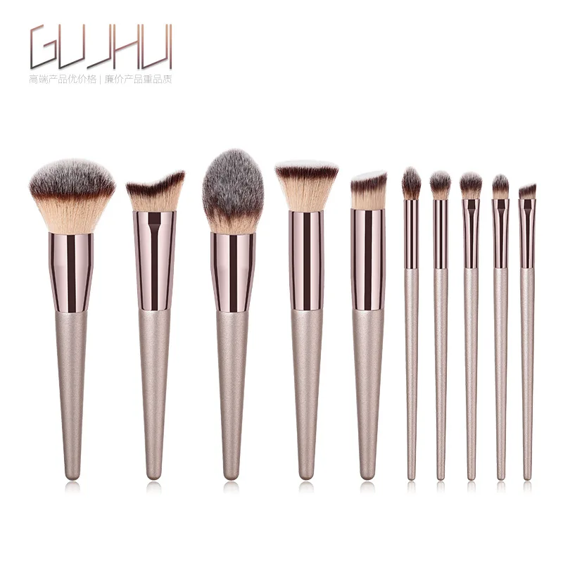 Ensemble de pinceaux de maquillage professionnels, kit de maquillage, portable, doux, poudre, fard à joues, fard à barrage, mélange, outils de beauté