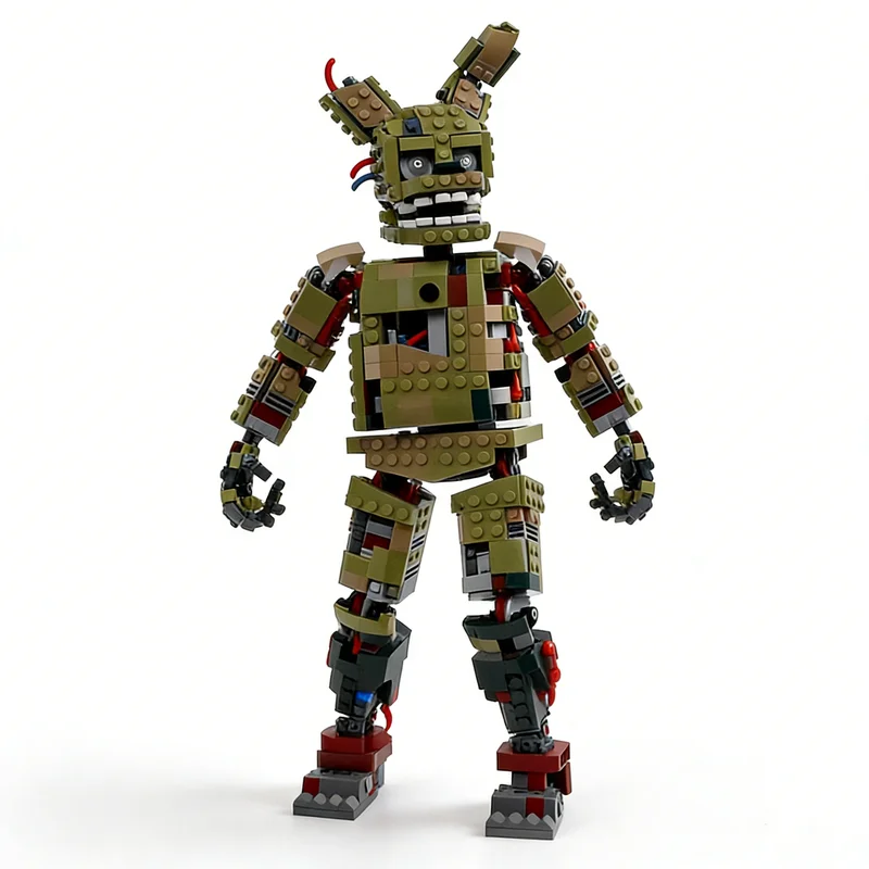 1123pcs MOC Springtrap Games Model Building Blocks Construction Christmas Gifts Toy Creative DIY Idea Education Assemble Brick