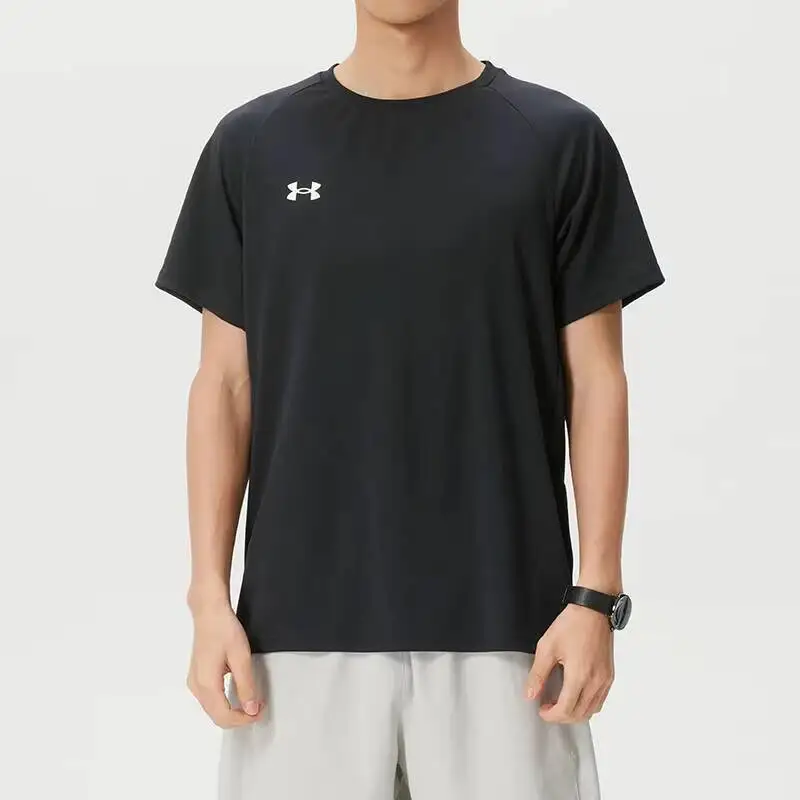 Hot Under Armour T-Shirt Men's Sportswear Quick-Drying Running Fitness Clothing Top Casual Comfortable Breathable 21500140-001