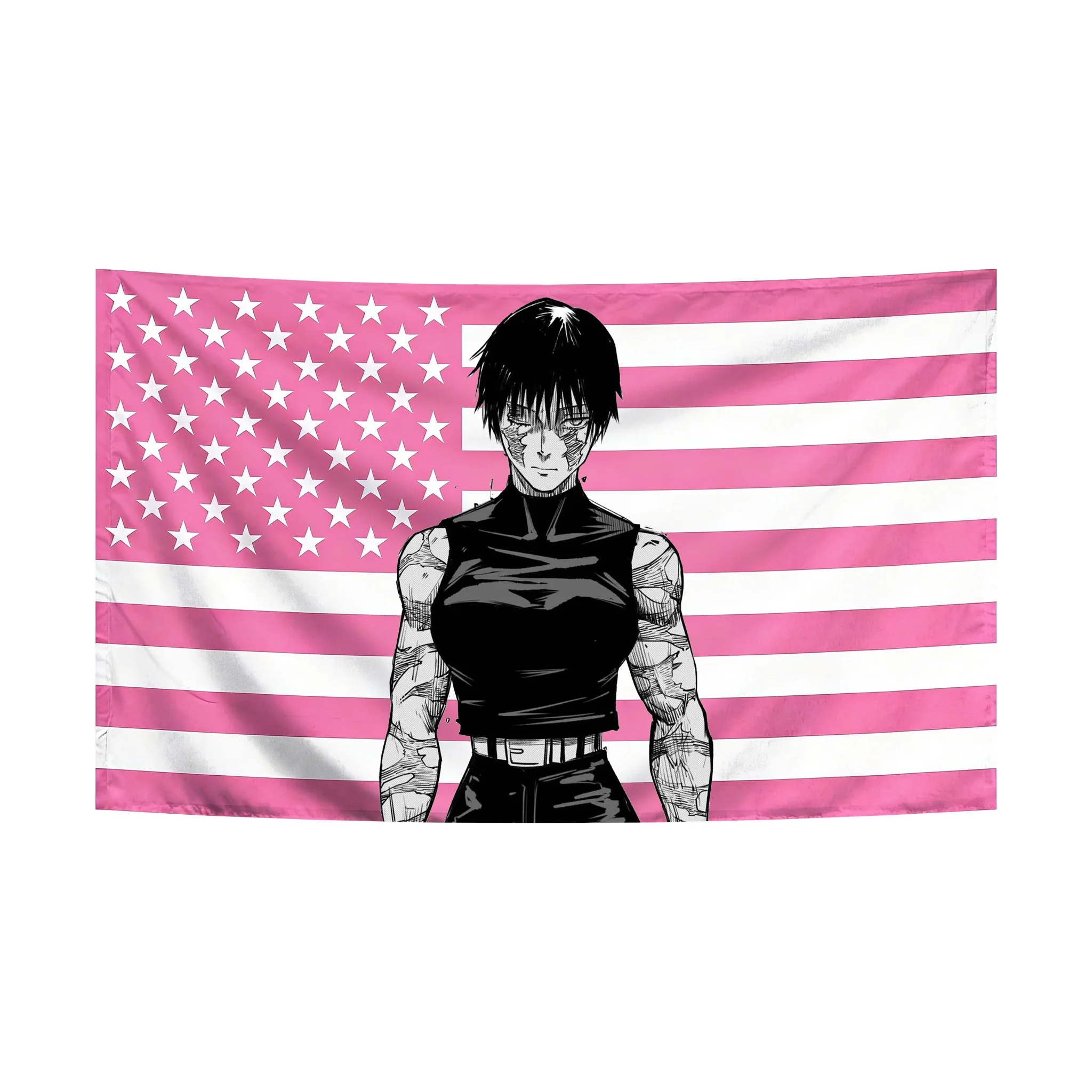 Jujutsu Kaisen Maki Zenin Wandteppich „Heavenly Restriction“ – Anime-Fan-Wandbehang, ästhetischer Hintergrundstoff für Schlafzimmer und Studentenwohnheim