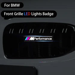 Car Front Hood Grille LED Decorative Light Badge Decor Light For BMW F30 F10 F20 E46 E39 E90 E60 E36  E34 G11 G12 M3 M4 M5 X5 X6