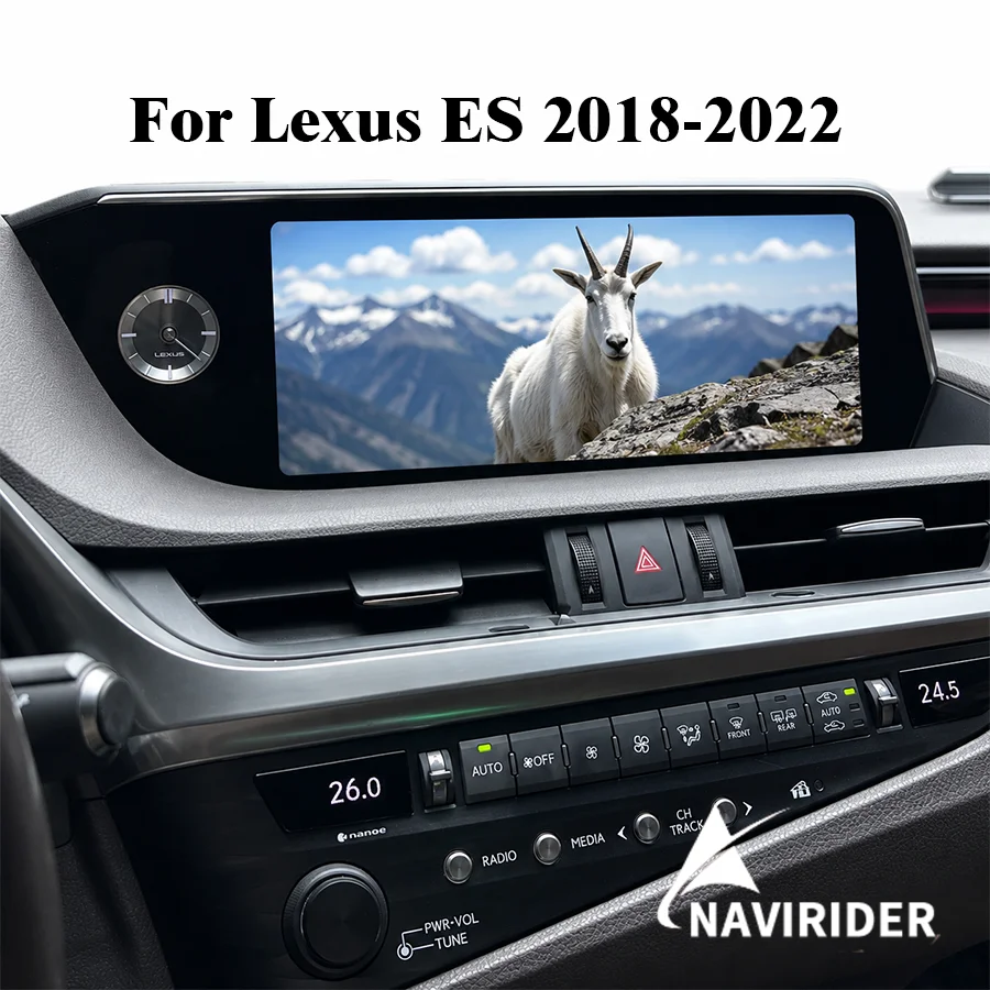 S 12.3inch For Lexus ES 2018-2022 ES350H ES250 ES350 ES300H CarPlay Android 15 GPS Stereo Car Multimedia Video Player Head Unit