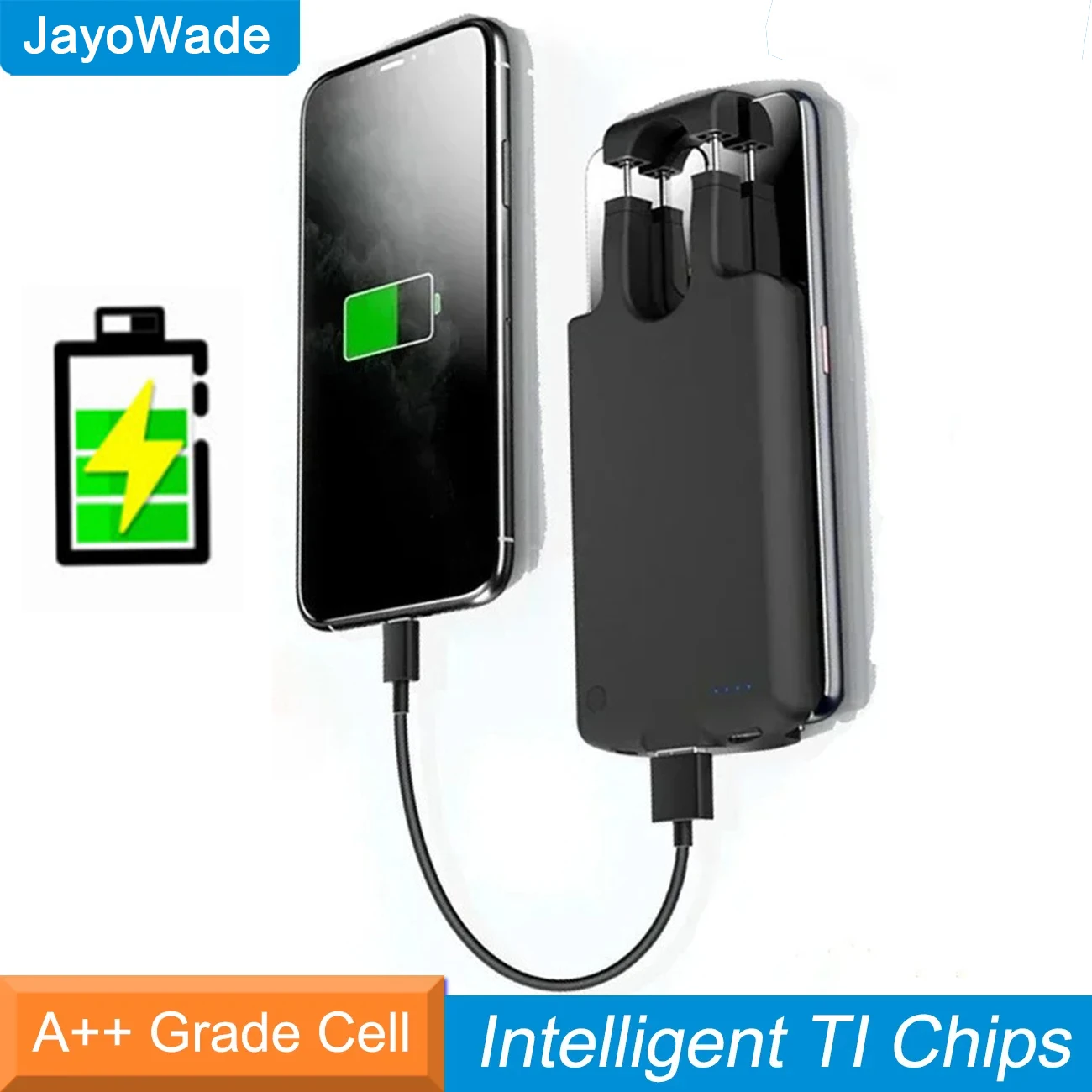 Чехол для телефона Power Bank Type-C 10000 мАч для Huawei Samsung Oppo Realme Oneplus Xiaomi Redmi Sony, чехол для зарядного устройства Powerbank