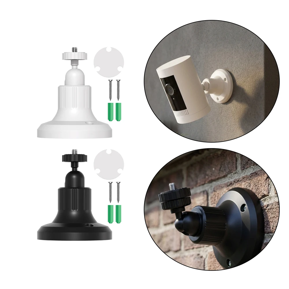 New Adjustable 1/4 Thread Screw Mounting Base Swivel Rotatable Holder For Photography Gear Compact Recording Support Accessory