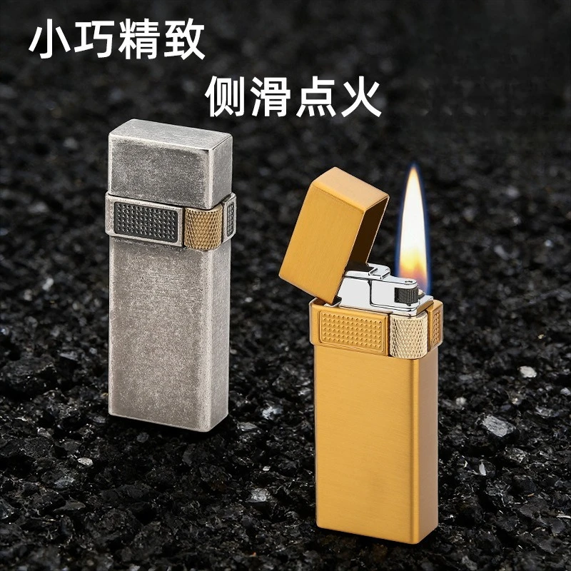 

Новая ретро-зажигалка с керосином и открытым пламенем, компактная и высококачественная, портативная, мужской подарок