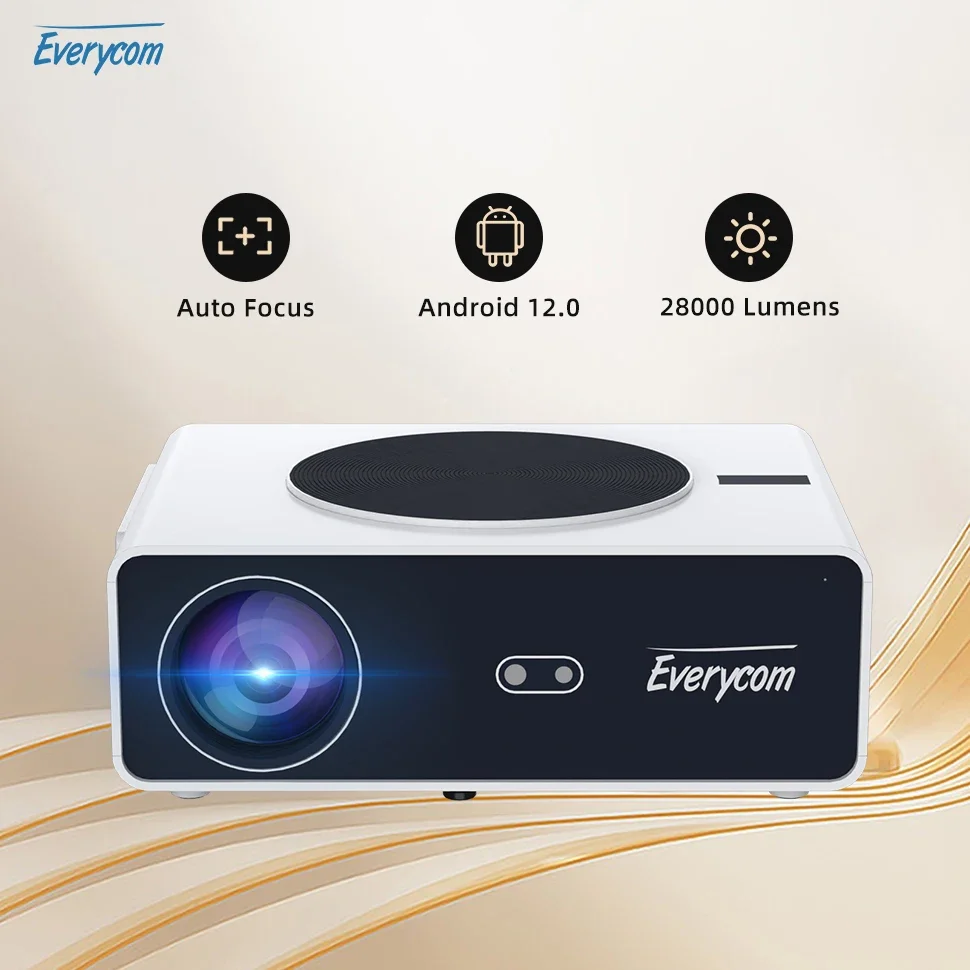 2025 4k Q10W MAX  28000 Lumens Full 4K Decoding  Proyector LED  Android 12  Smart Video  Home Cinema Theater Projector 4k