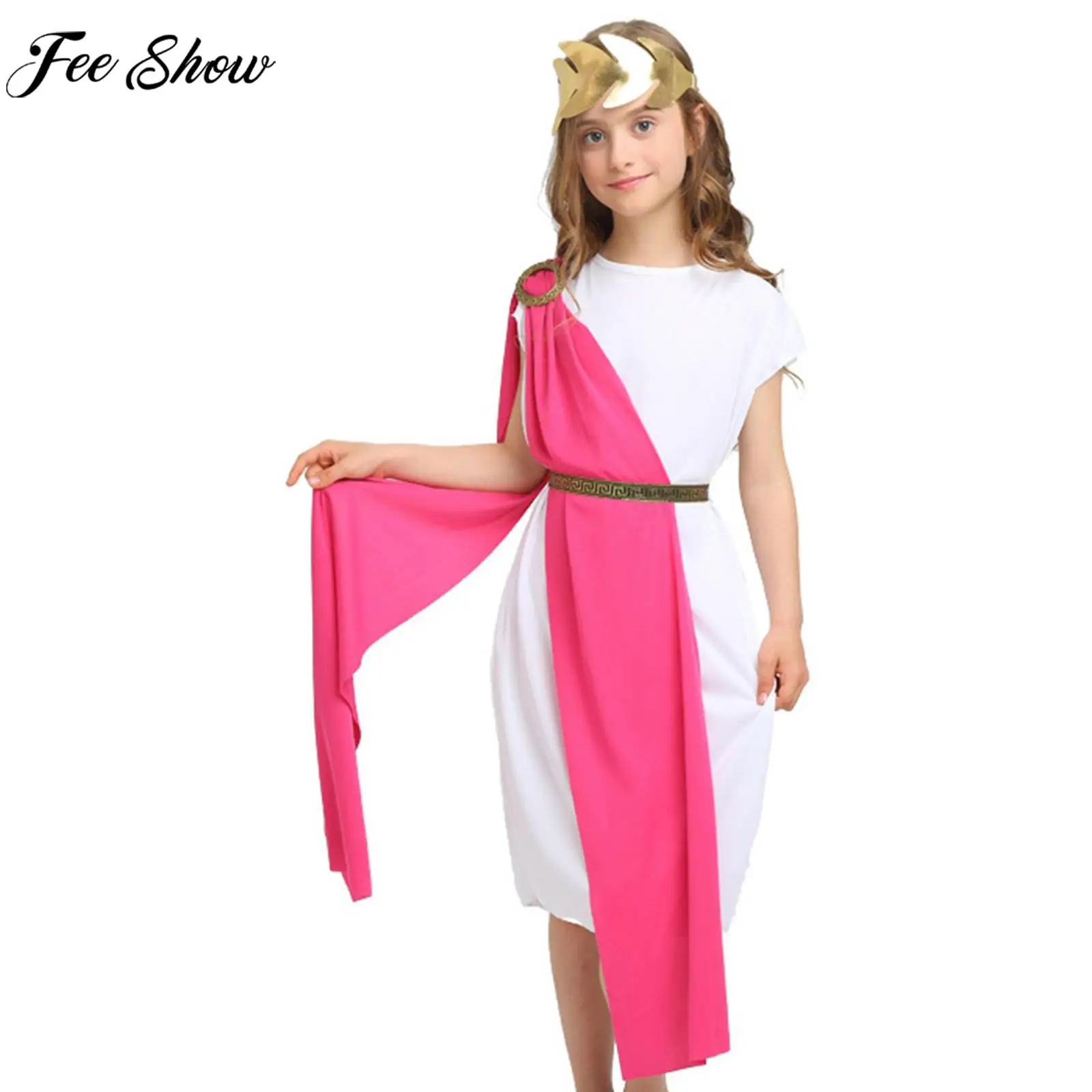 

Children Ancient Greece Rome Mythos Figure Cosplay Costume Kids Halloween Theme Party Philosophers Role Play Stage Show Clothing