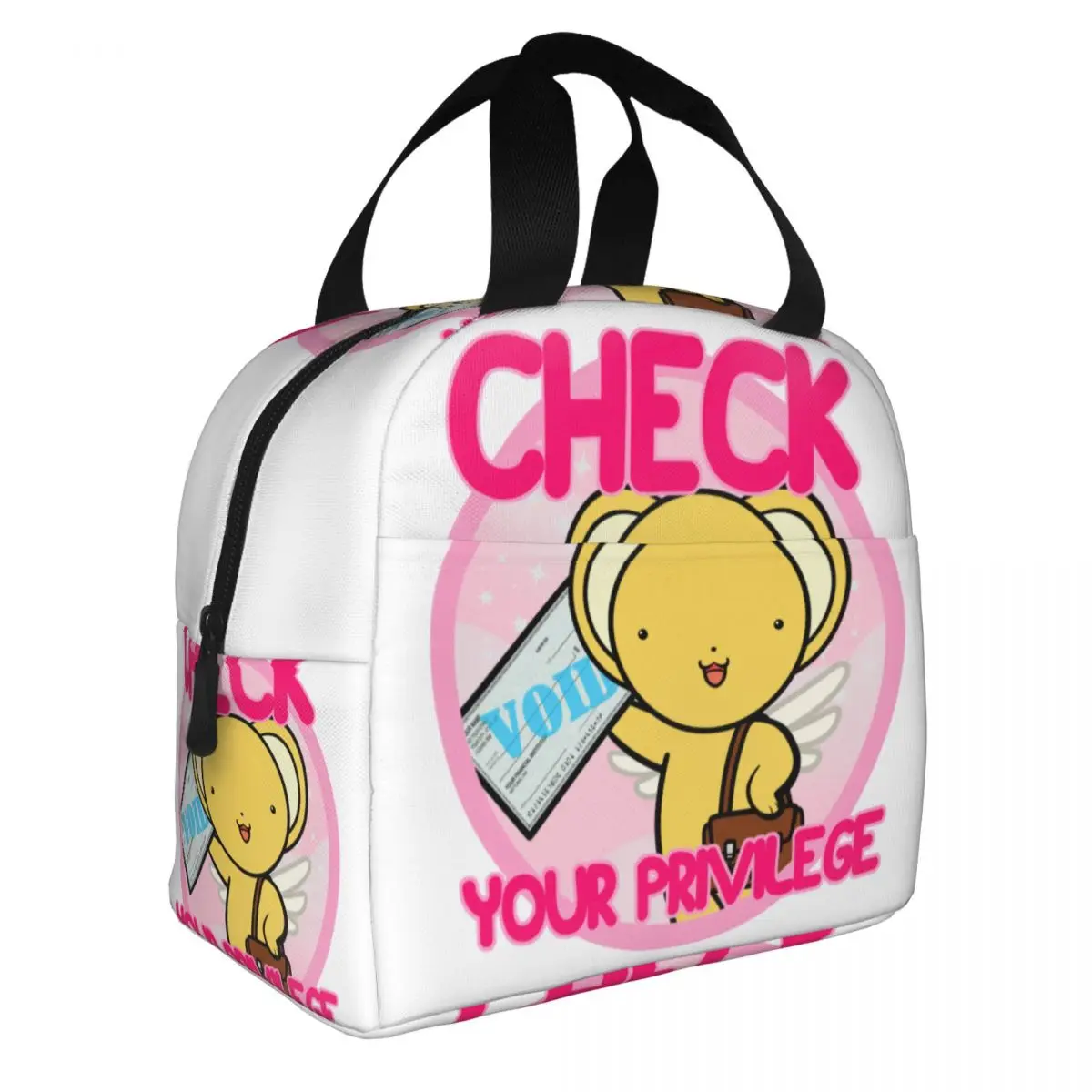 Cardcaptor Japanese Anime Magical Girl Sakura Lunch Bag Men Women Thermal Cooler Insulated Lunch Boxes for School