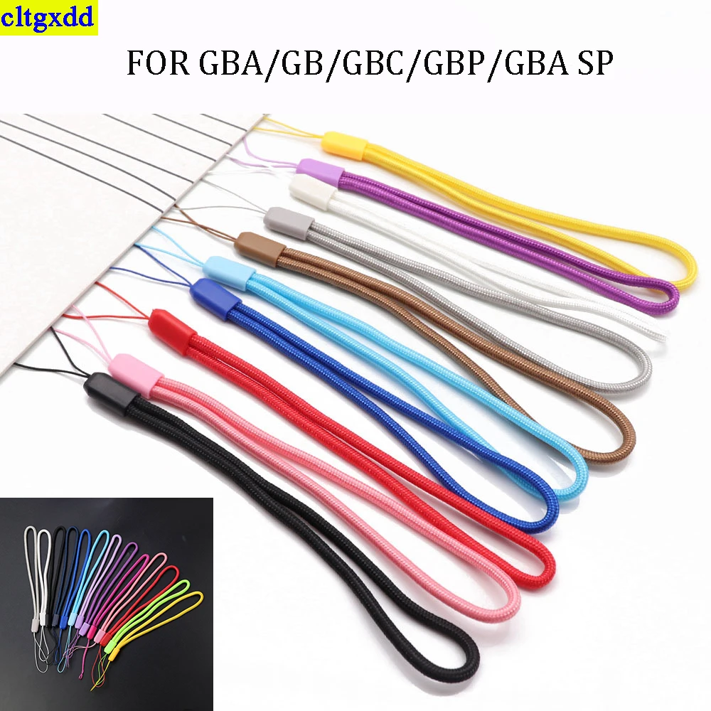 

cltgxdd 5piece FOR GBA/GB/GBC/GBP/GBA SP Key Wristband Lace up Camera Phone Strap Hanging Rope Woven Handrope