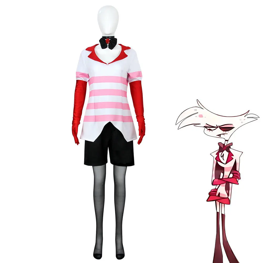 Anime Hazbin Hotel  Angel Dust Big Clothes‌ Cosplay Replica Prop Carnival Fancy Cosplay Gift