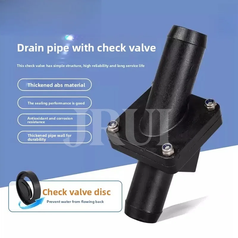 ​ Marine Grade Plastic Check Valve 1-Way Non Return Valve for Boat Yacht Water System Good Sealing & Lightweight Easy