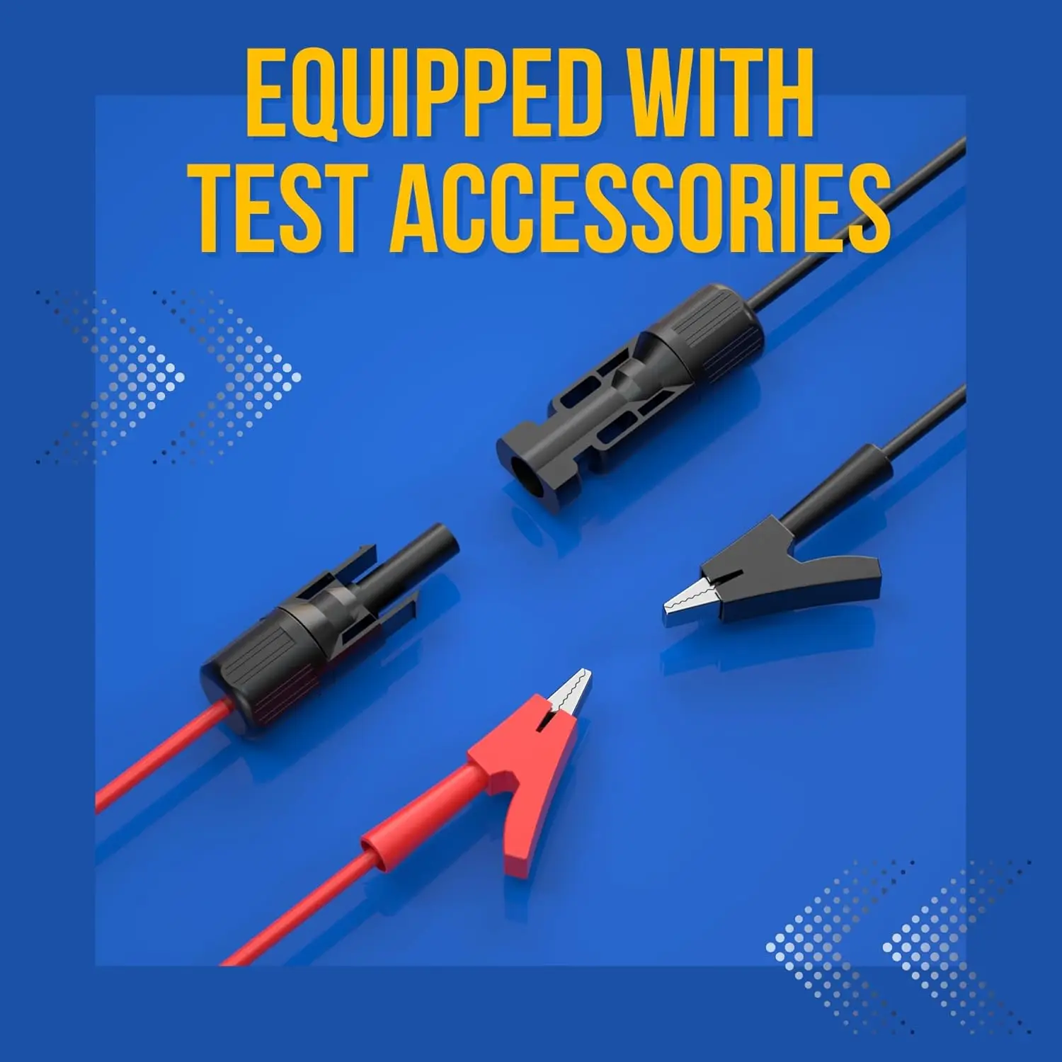 EY1600W Solar Panel Tester, Solar DC/AC Power Meter, Photovoltaic Panel Multimeter, Open Circuit Voltage Auto & Manual MPPT