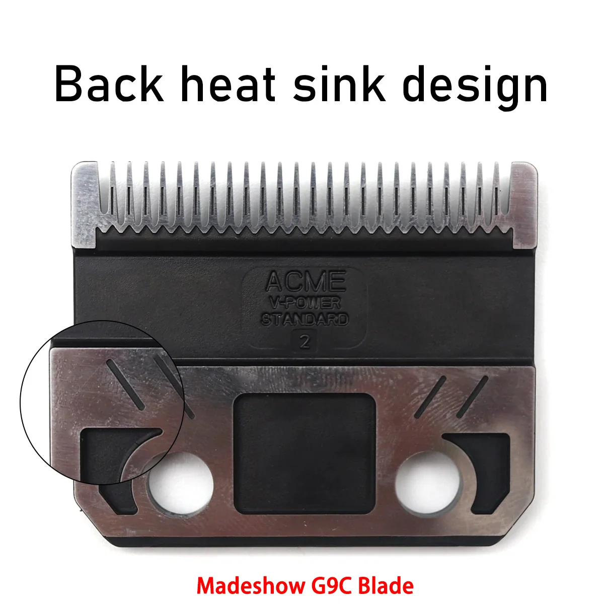 Madeshow G9G M6 M11 Professional Trimmer 0 Pitch Blade G9C M5F M10+ Professional Hair Clipper V-POWER Original Standard Blade