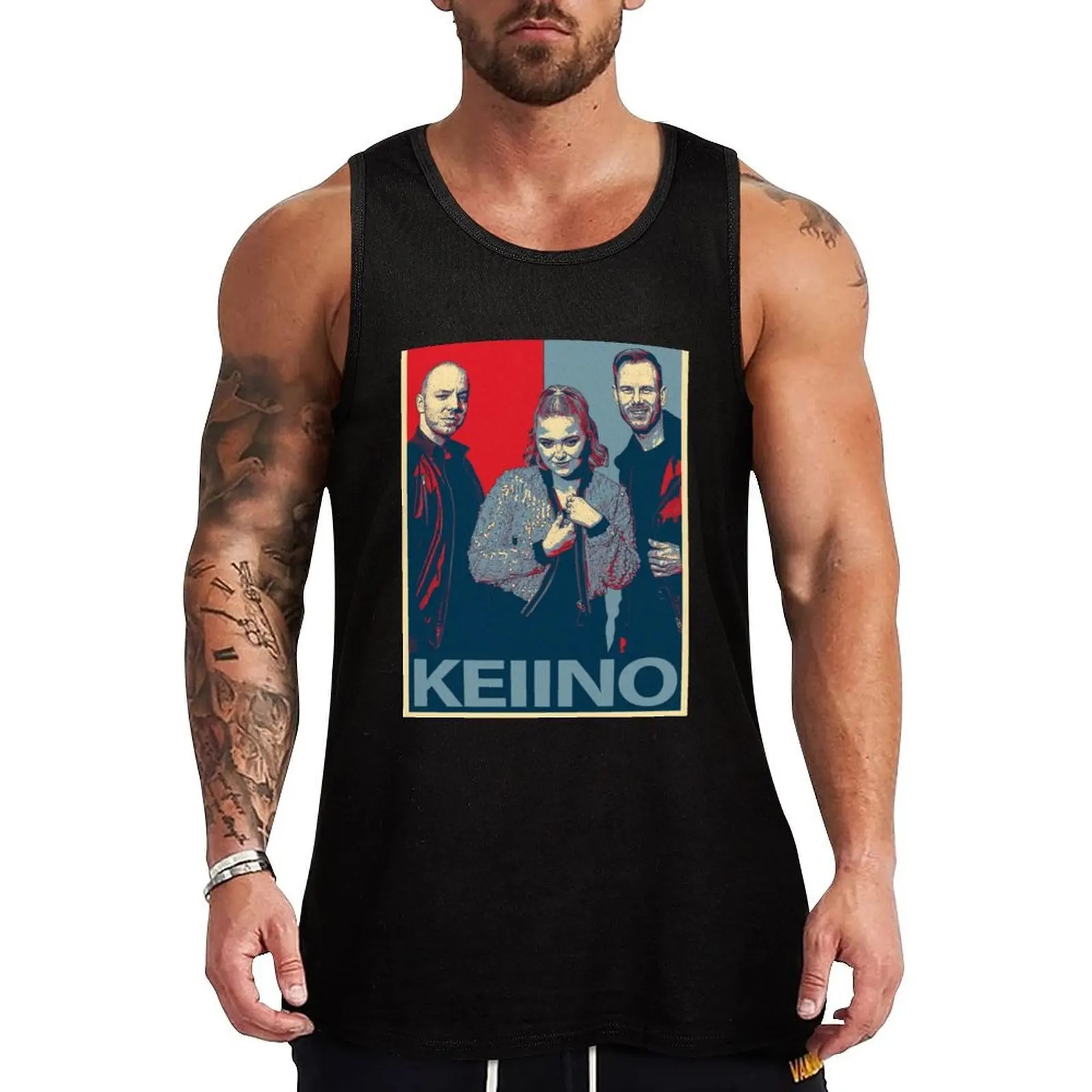 

Keiino Classic Tank Top mens designer clothes Men's summer vest fitness