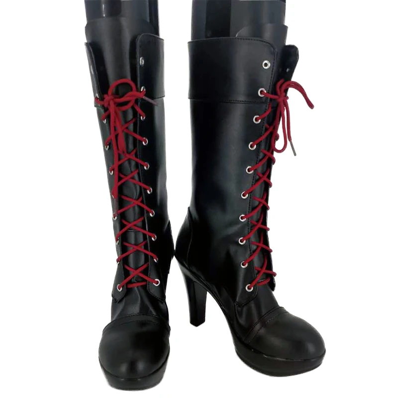 Danganronpa Enoshima Junko Strój Cosplay Buty Ręcznie Robione Anime Wysokie Obcasy Kozaki