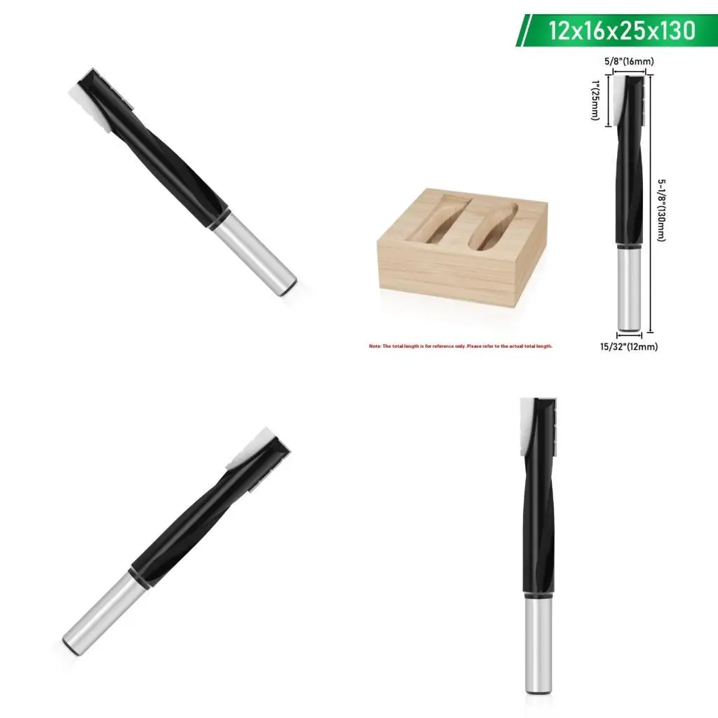 

R9UF 12Flute Carbides Bitt для деревообработки расширенного хвостовика с дизайном Chip Breaker круглый хвостовик 25 мм